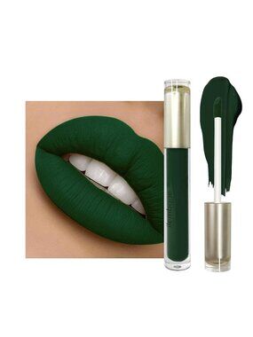 Women's Mystic Green 16H Wear Waterproof Velvet Long-Lasting Liquid Lipstick